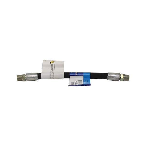 A & I Products 3/8" Hydraulic Hose Assembly, Rigid x Rigid Male NPT, 12 12" x1" x1" A-PHA2W3812 - main